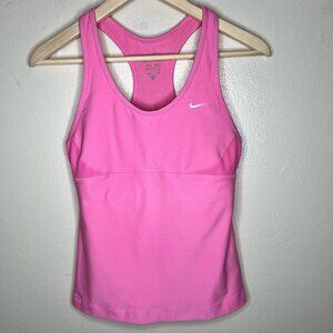 Nike - Dri-Fit Dedication Workout Tank Top Scoop Neck Racerback | Medium | Pink
